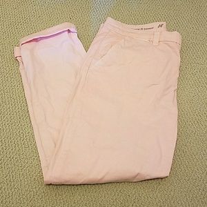 Pink, size 8 khaki pants from Gap